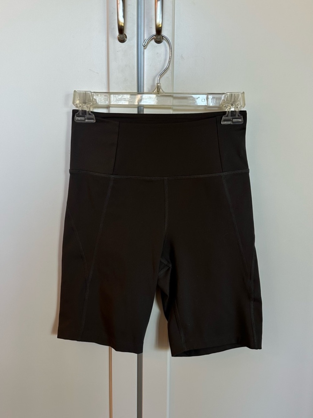 Girlfriend Collective Dark Gray/Charcoal High-Waist Bike Shorts